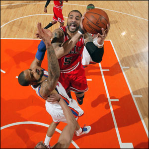 The Bulls won two thirds of their games during Boozer’s four-year tenure with the team.
